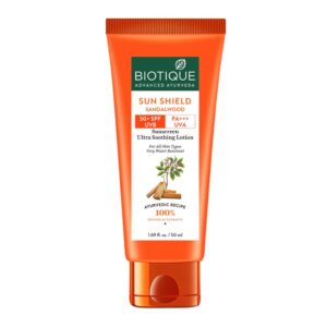 Biotique Bio Sandalwood Ultra Soothing Face Lotion SPF 50+