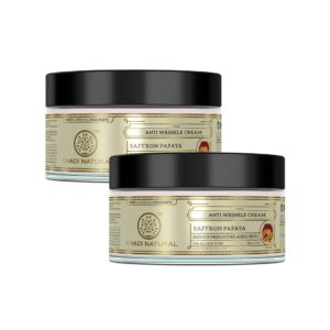 Khadi Natural Saffron & Papaya Anti-Wrinkle Cream