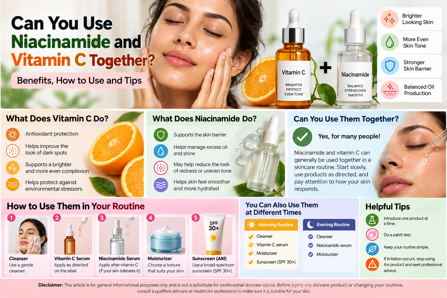 Niacinamide and Vitamin C Together