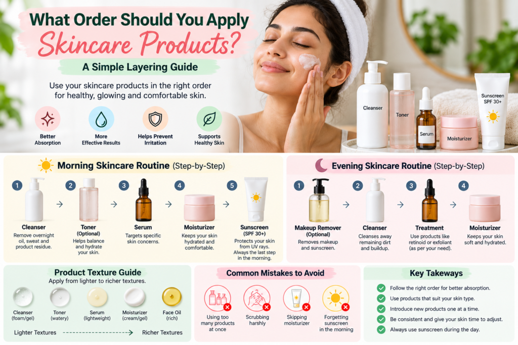 What Order Should You Apply Skincare Products? A Simple Layering Guide