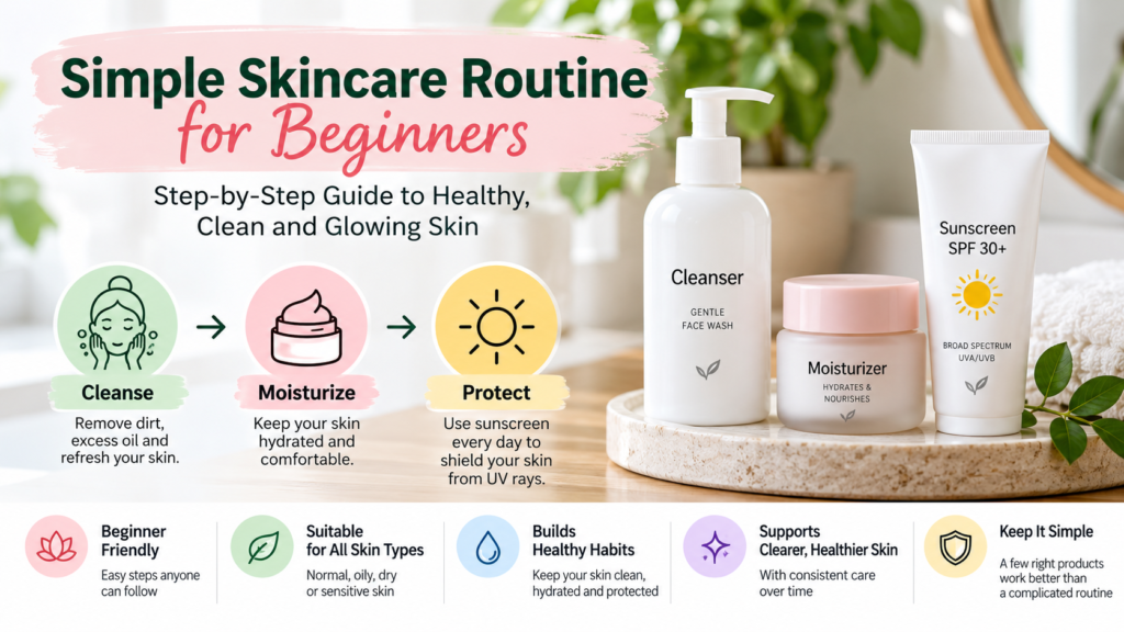 skincare routine for beginners